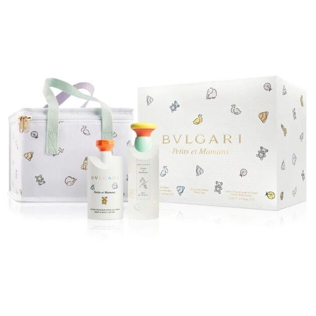 Bulgari petits et mamans набор (edt 100ml + body lotion 75 ml + pouch)