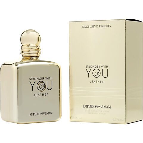 Giorgio armani stronger with you leather 100ml