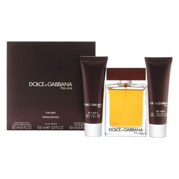 Dolce&gabbana the one for men набор (100ml +after shave balm 75ml + shower gel 50ml)