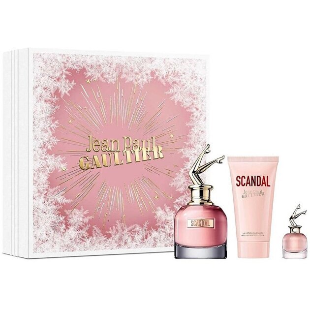 Scandal edp gift set 80ml+6ml+75ml